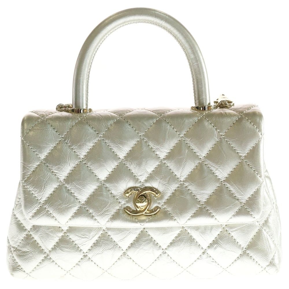 CHANEL (シャネル) ココハンドルXS 2WAYバッグ ハンドバッグ