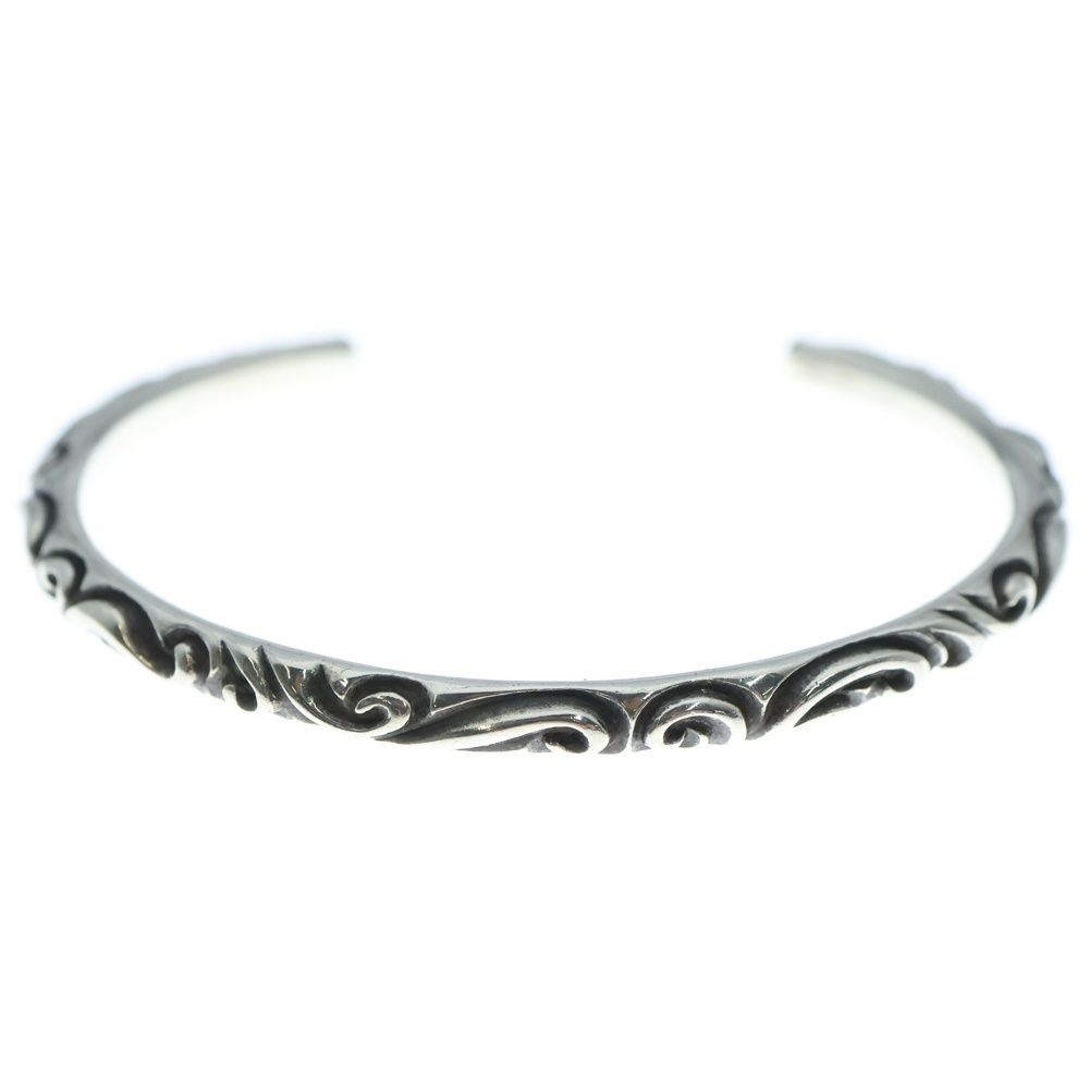 CHROME HEARTS (クロムハーツ) BANGLE SCROLL スクロールバンドバングル ブレスレット シルバー BCA127