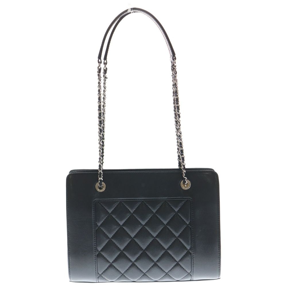 CHANEL (シャネル) マドモアゼル マトラッセ ココマーク ラムスキン