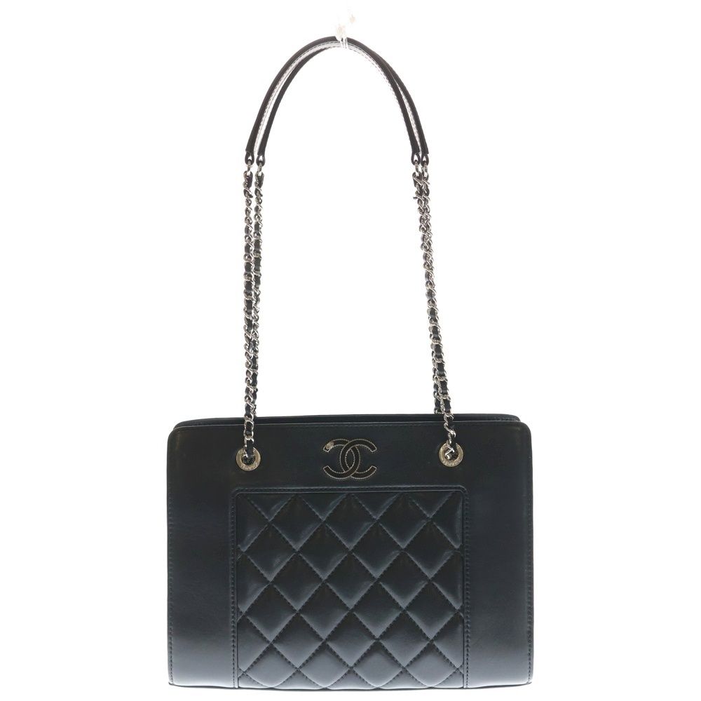 CHANEL (シャネル) マドモアゼル マトラッセ ココマーク ラムスキン