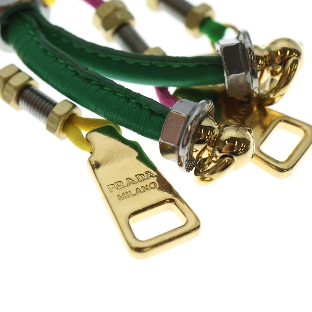 PRADA (プラダ) ポップストリング バッグチャーム キーホルダー マルチ
