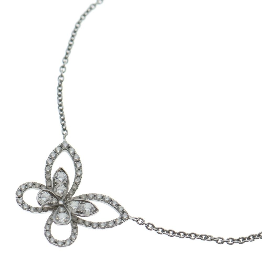 GRAFF (グラフ) バタフライシルエット ミニ ダイヤモンド ネックレス