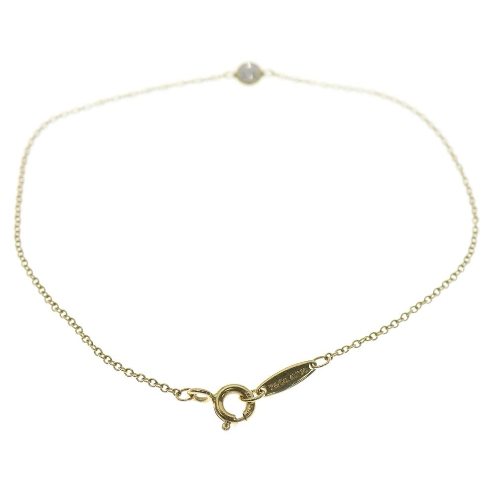 Tiffany & Co. ブレスレット　バイザヤード　ダイヤ　ゴールド　YG TIFFANY & Co. (ティファニー) バイザヤード 1PD ダイヤ付チェーン