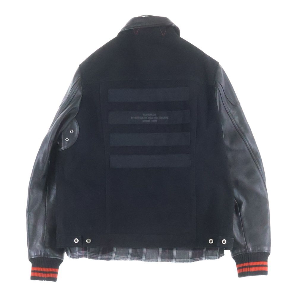 DIESEL (ディーゼル) 18AW J-YUKI JACKET レザー切替 キャンバス