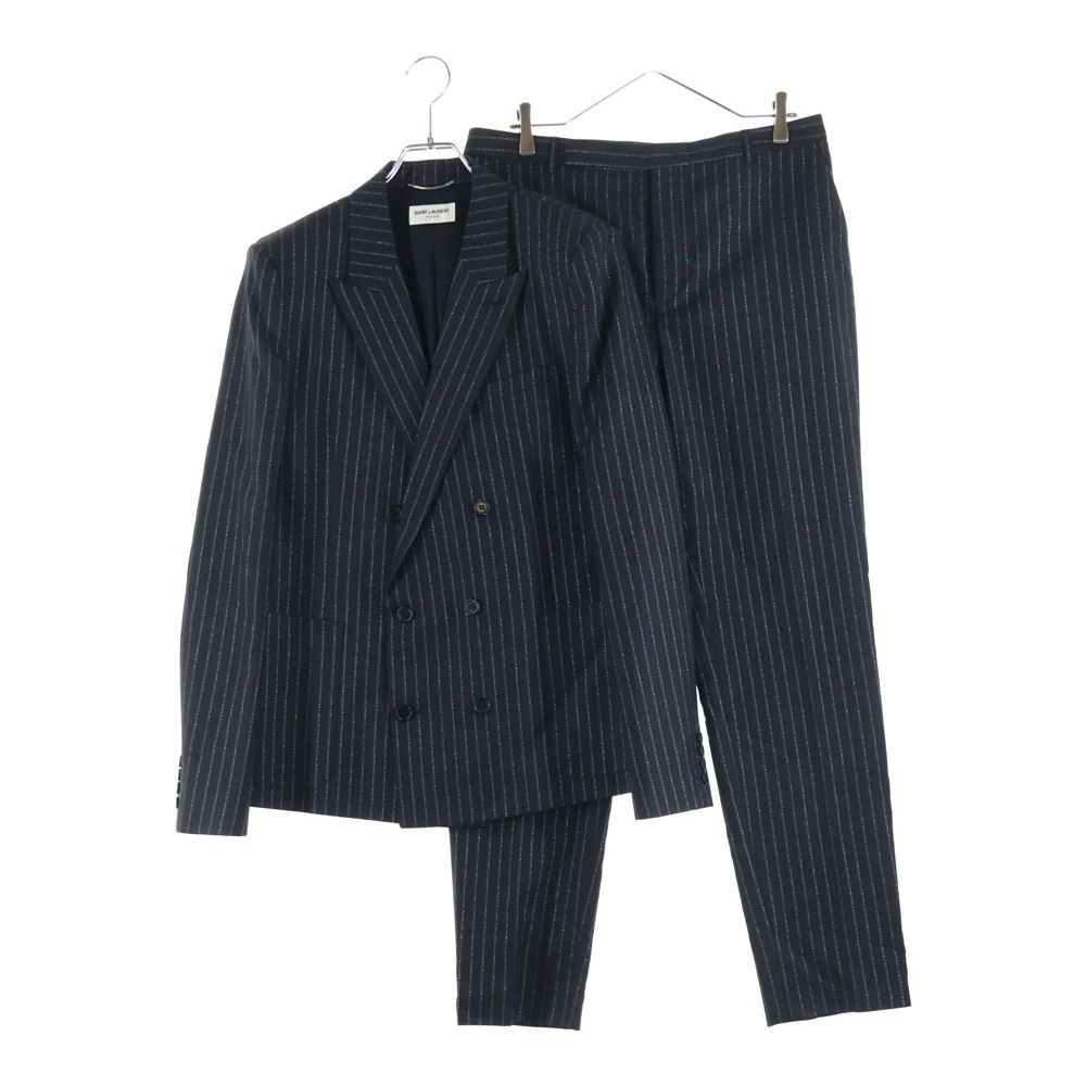 SAINT LAURENT PARIS (サンローランパリ) ラメストライプ ダブル