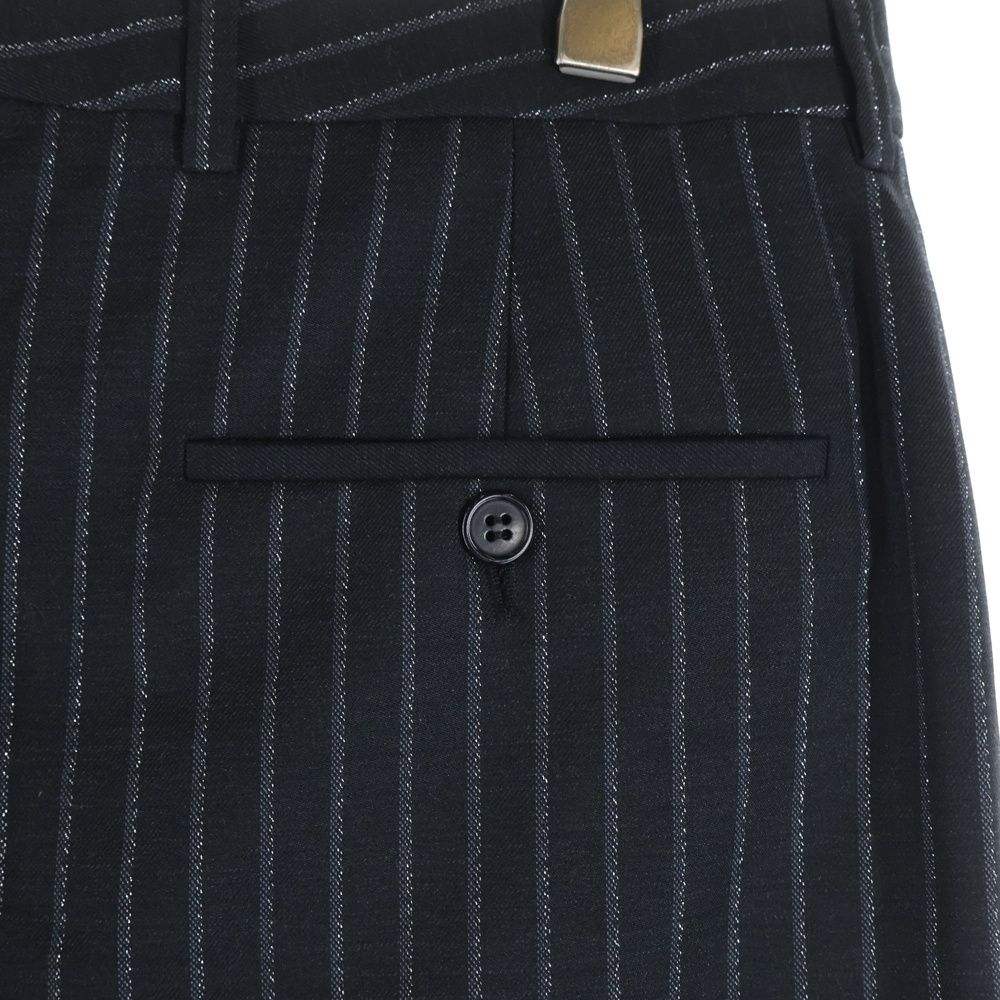 SAINT LAURENT PARIS (サンローランパリ) ラメストライプ ダブル