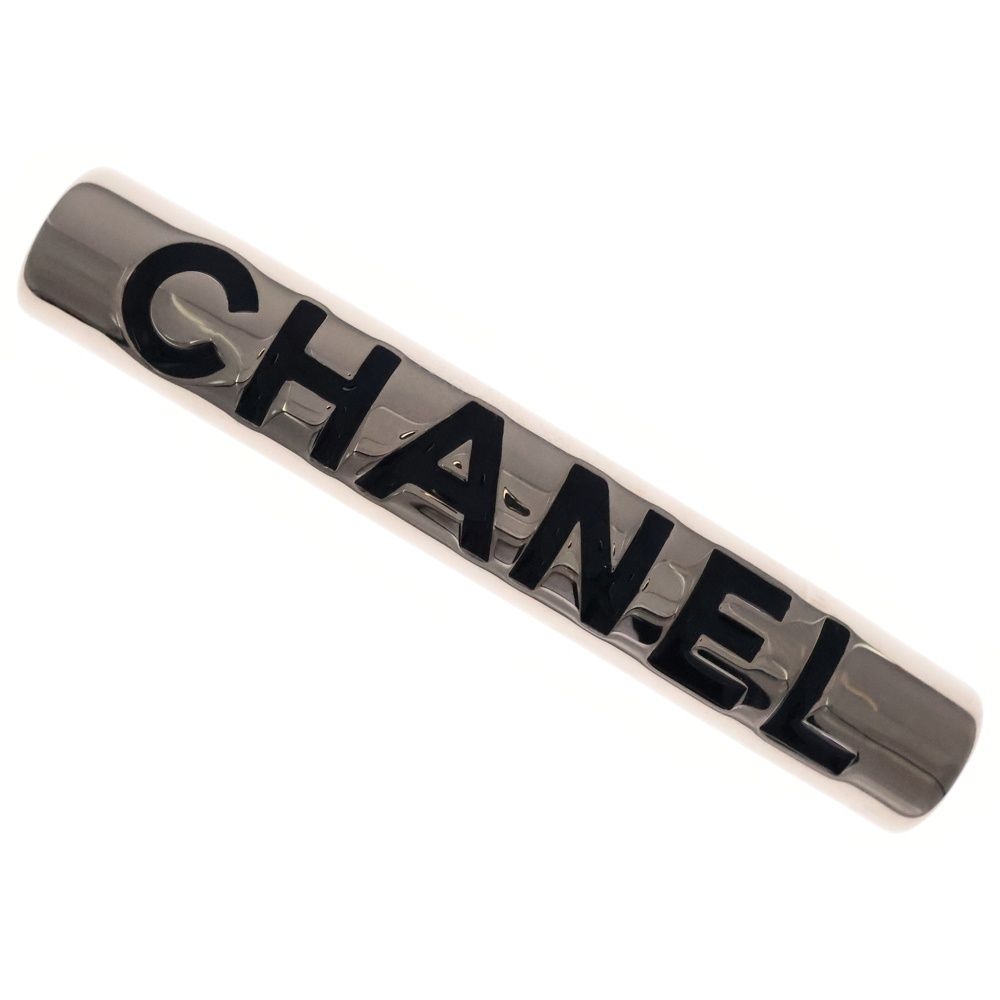 CHANEL (シャネル) ロゴ バレッタ ヘアアクセ ゴールド GP - メルカリ