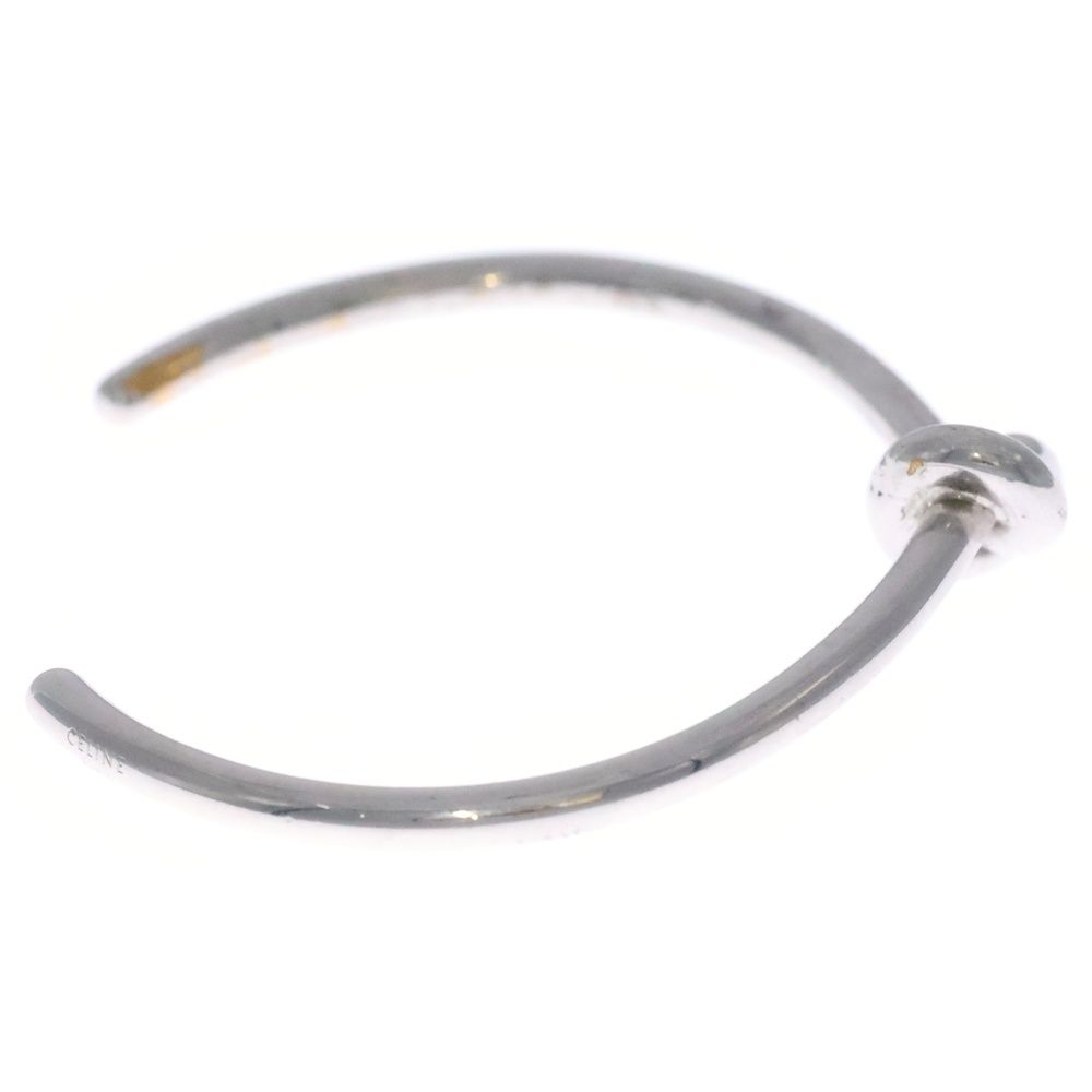 CELINE ノットバングル シルバー ブレスレット CELINE (セリーヌ) ノット バングル ブレスレット シルバー #M - メルカリ