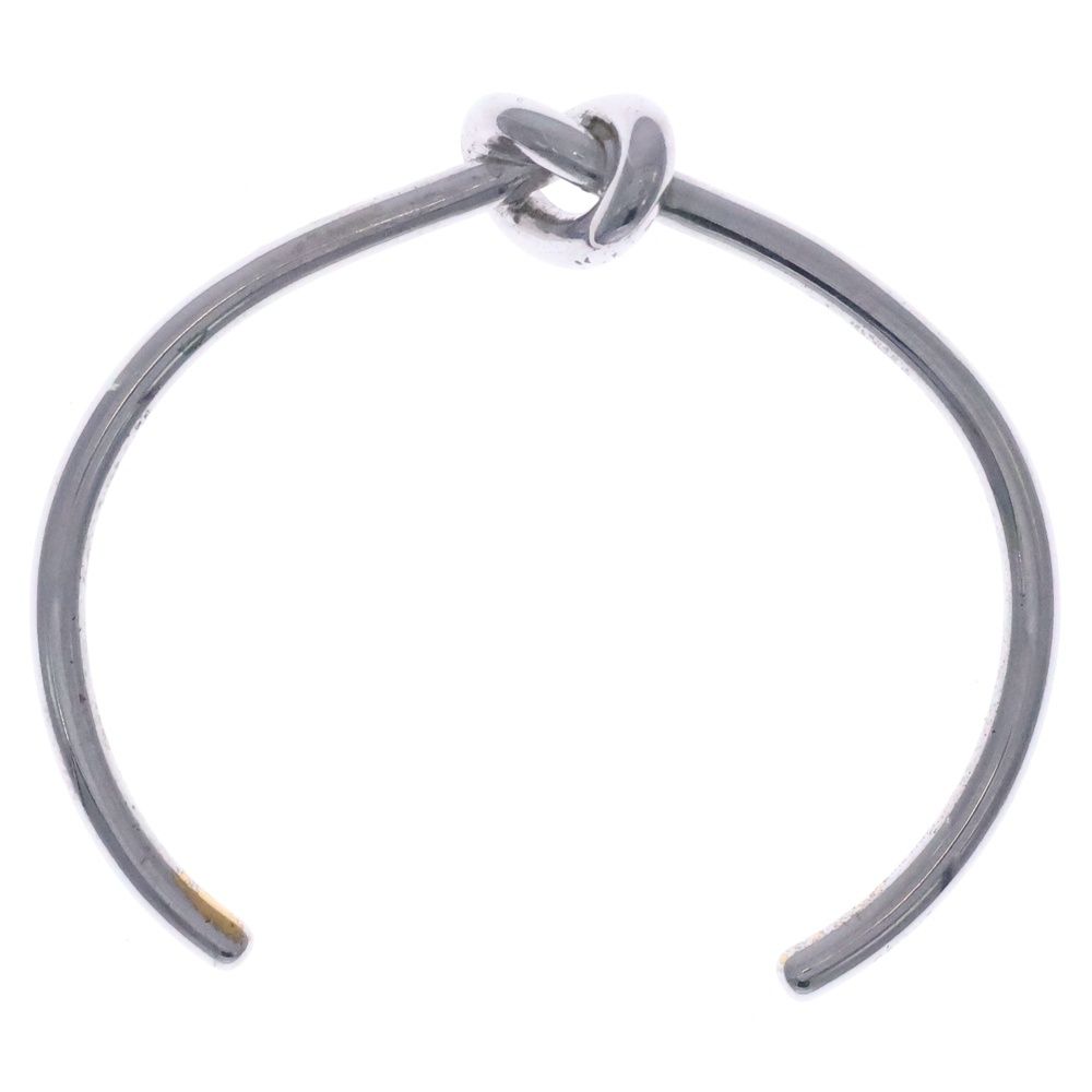 CELINE (セリーヌ) ノット バングル ブレスレット シルバー #M - メルカリ