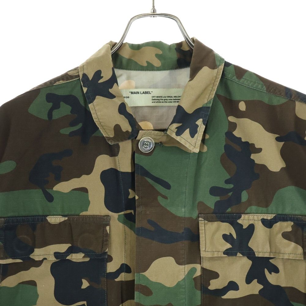 OFF-WHITE (オフホワイト) 17AW Archive Field Jacket カモフラージュ