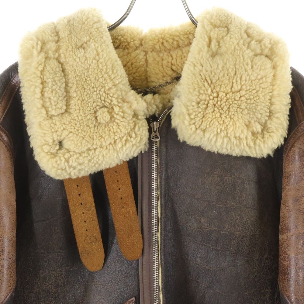 な*じ様 90s 超希少　旧リアルマッコイズ　McCOY B-3 ムートンジャケ THE REAL McCOY'S (ザリアルマッコイ) 90S B-3 MOUTON JACKET ムートン