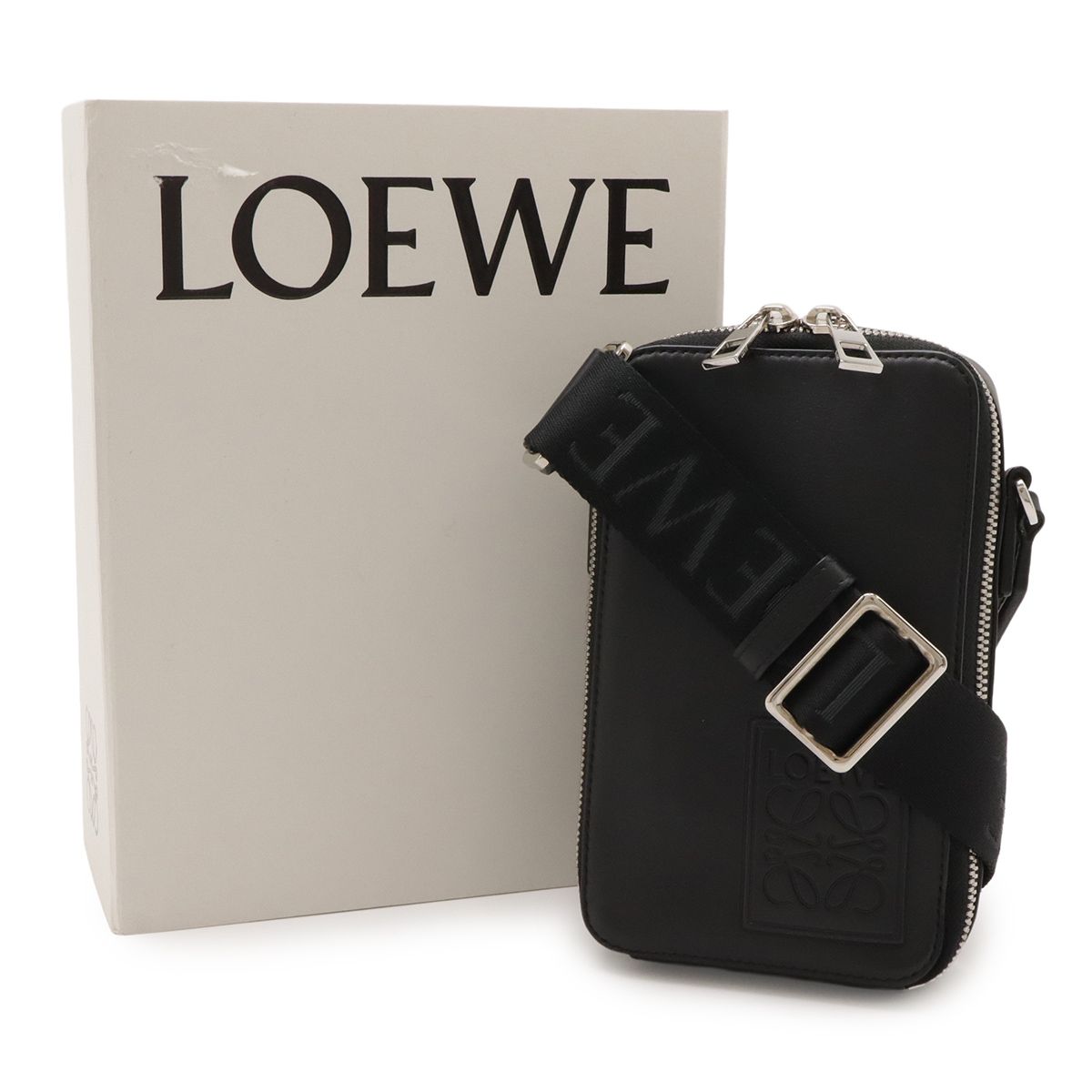 LOEWE ロエベ アナグラム バーティカル クロスボディポケット 