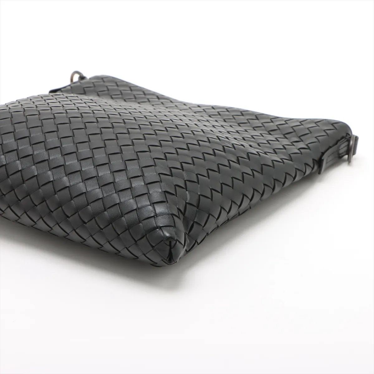 美品 ボッテガヴェネタ イントレチャート レザー ショルダーバッグ