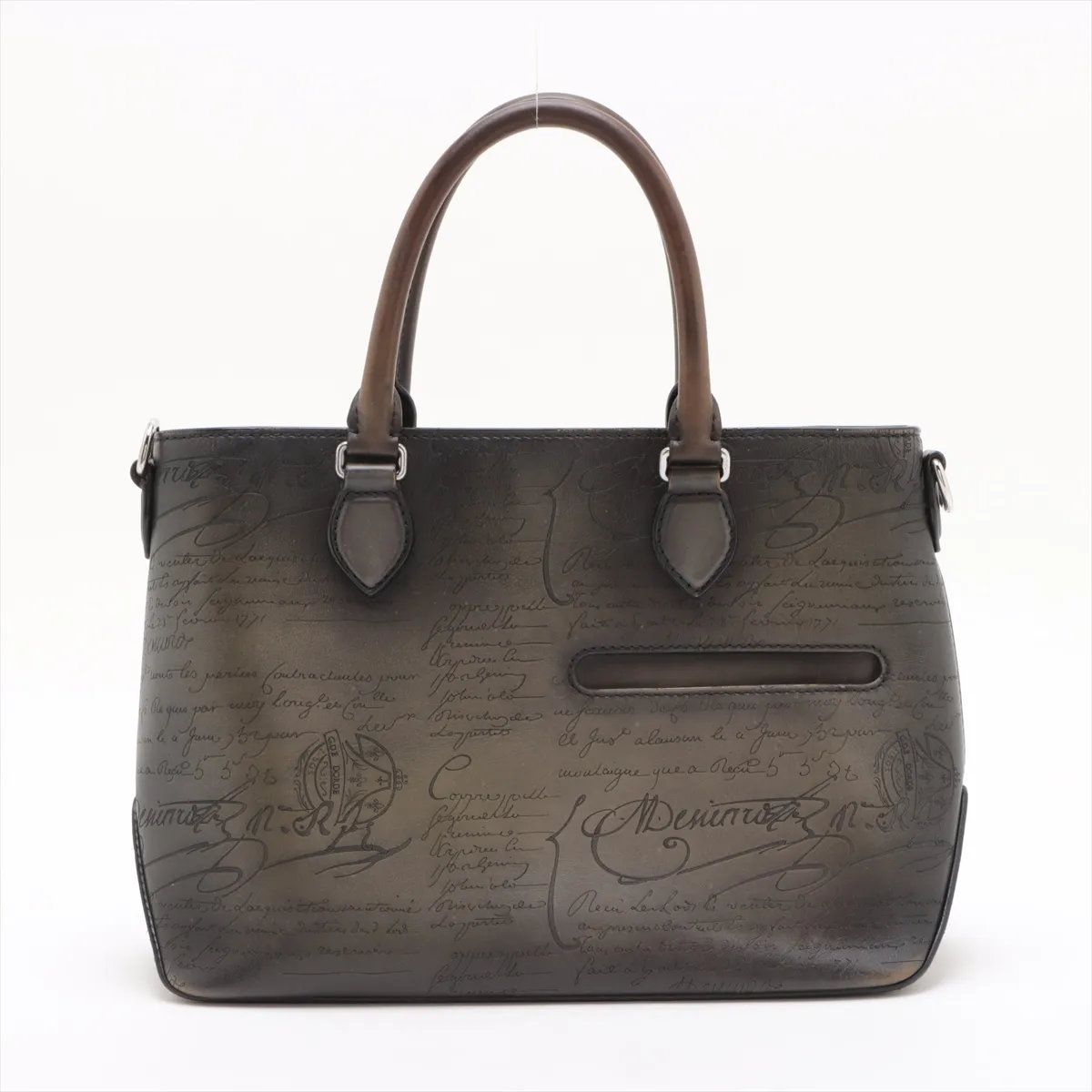 美品 ベルルッティ トゥジュール カリグラフィ XS レザー トート