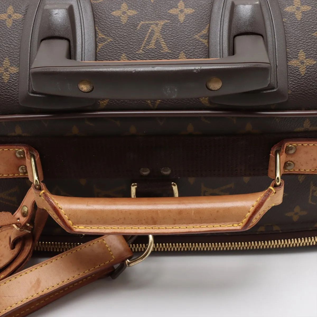 美品 ルイヴィトン モノグラム ペガス 55 M23294 レザー スーツケース