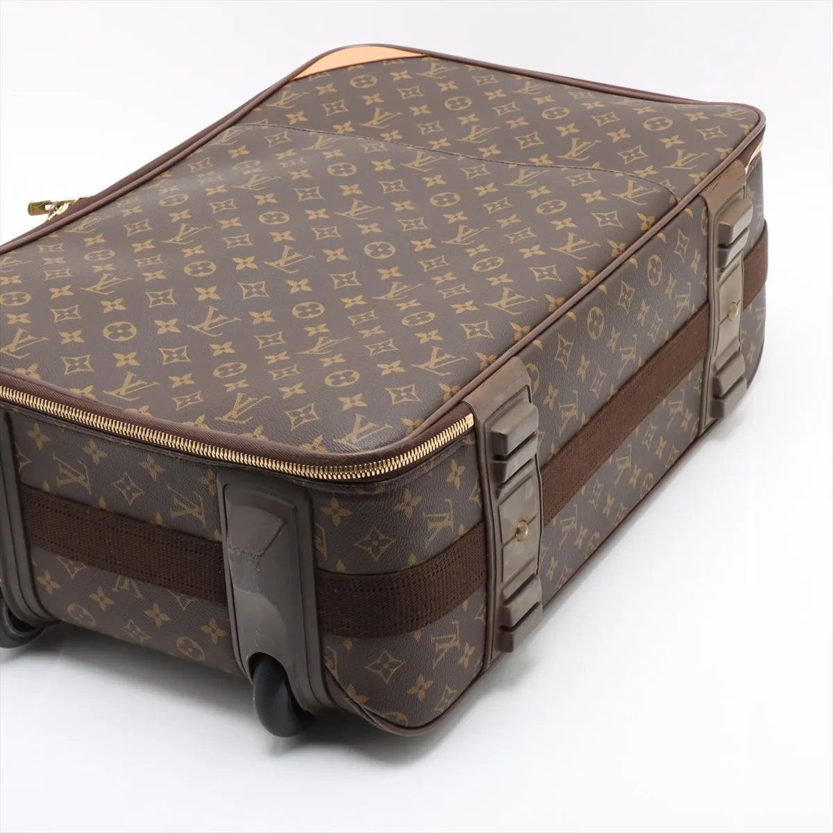 美品 ルイヴィトン モノグラム ペガス 55 M23294 レザー スーツケース