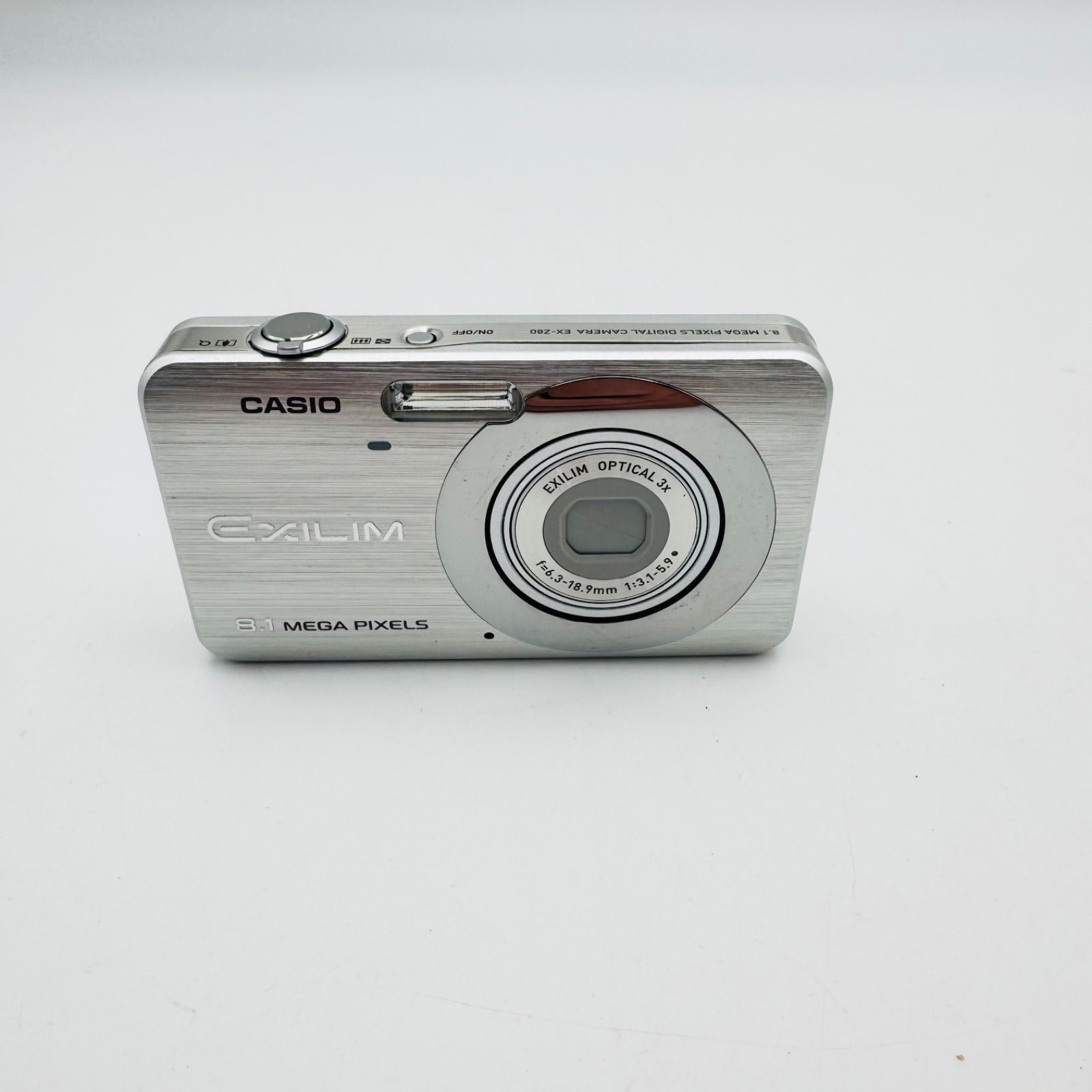 ⑼ 美品 CASIO EXILIM EX-Z80 SR シルバー 元箱•取説•充電器付き