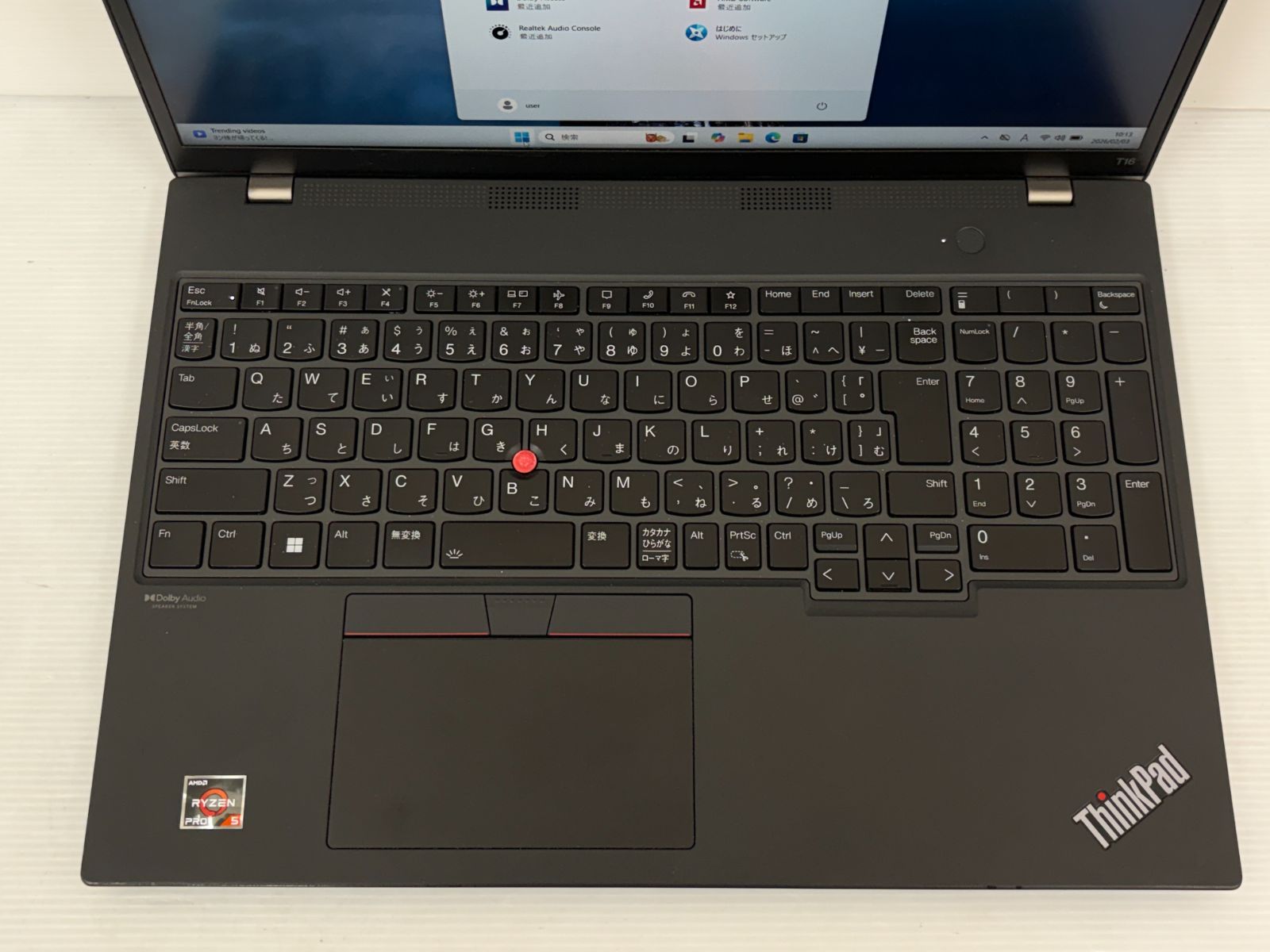 良品 バッテリー良好】Lenovo ThinkPad T16 Gen1 21CJS04A0J『Ryzen