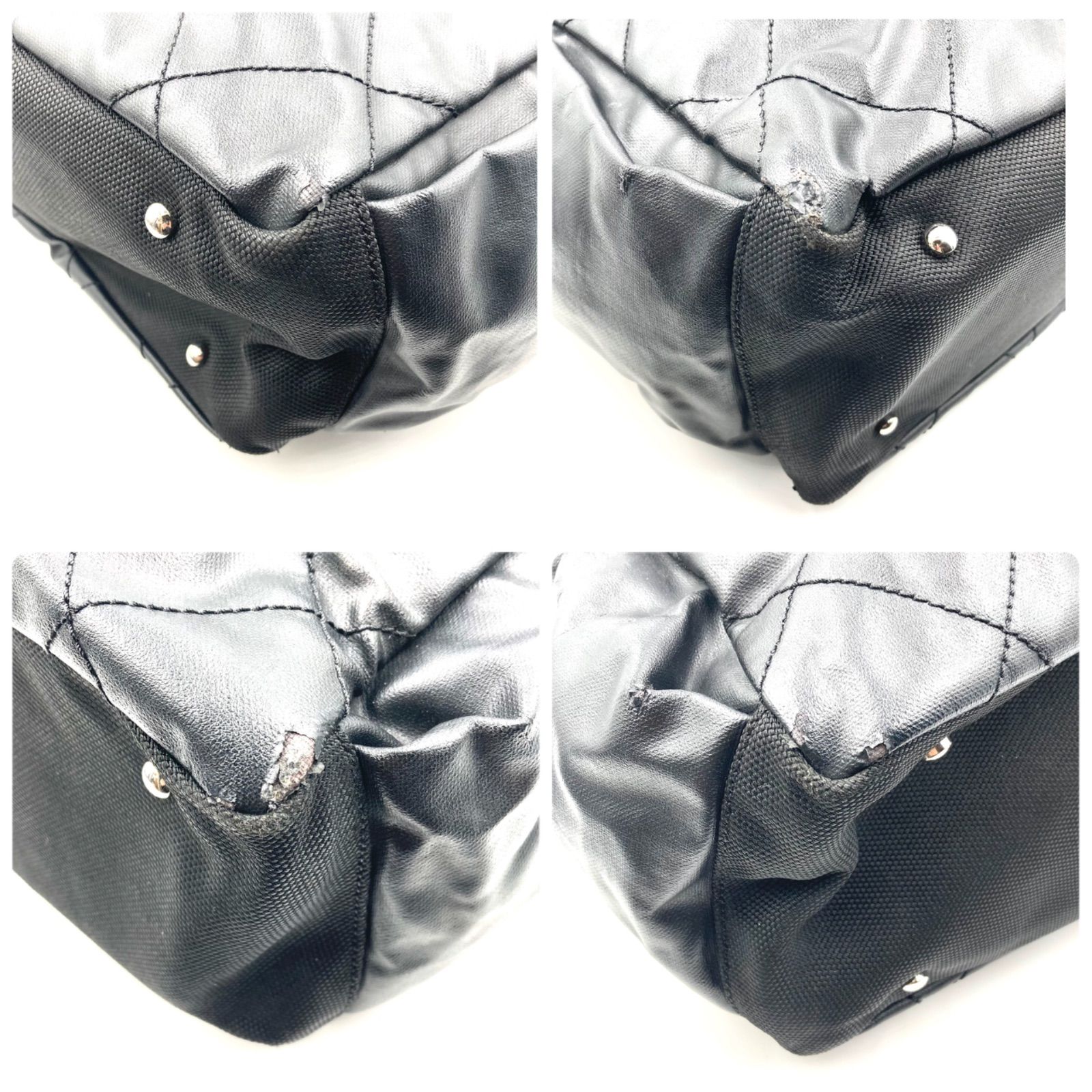 CHANEL シャネル パリビアリッツGM トートバッグ キャンバス