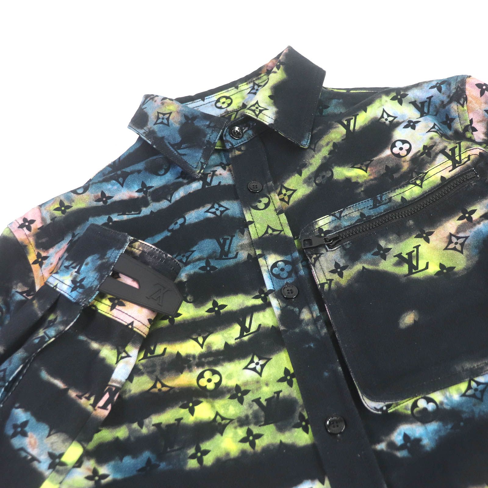 極美品□21AW LOUIS VUITTON/ルイヴィトン LVサークルロゴ刺繍 