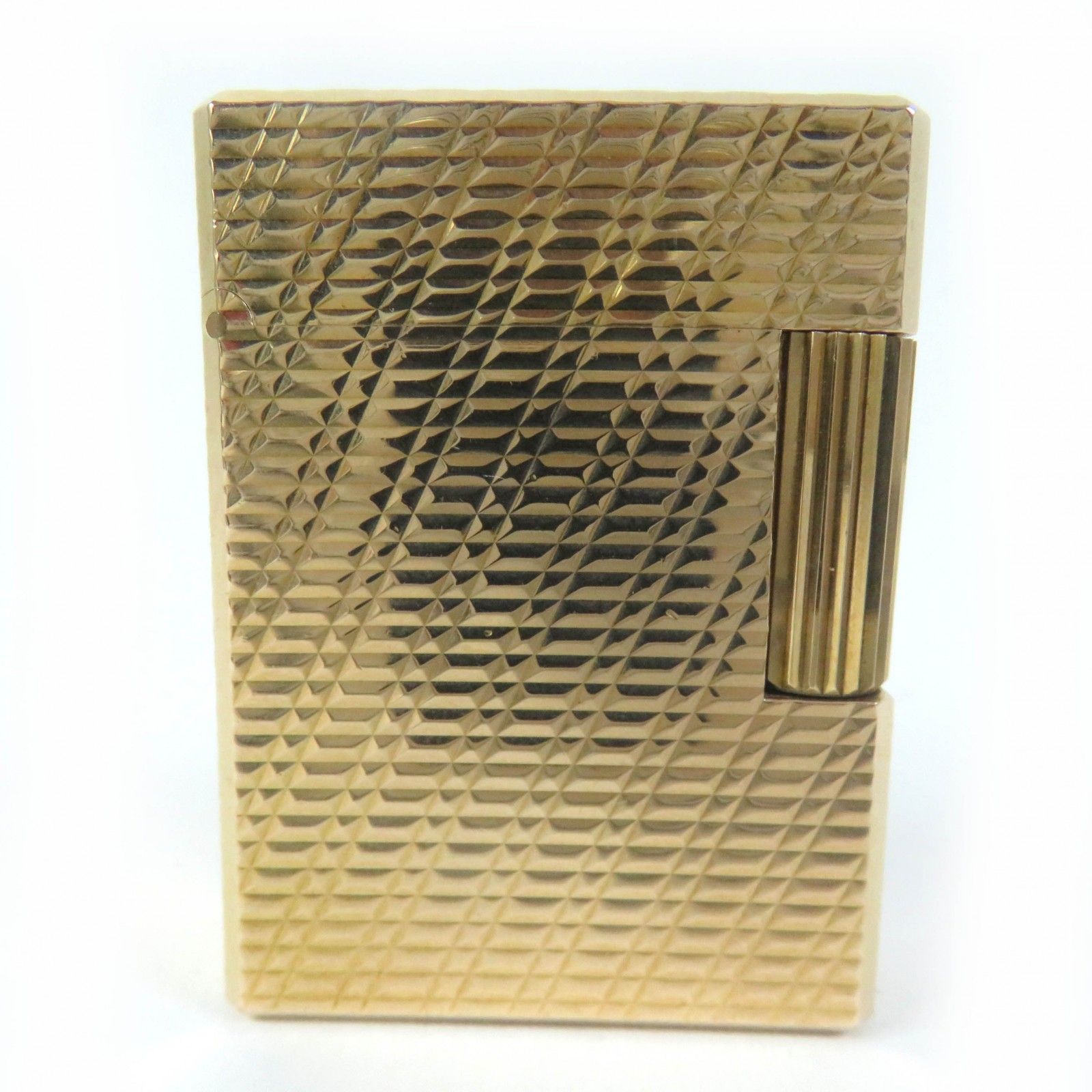 外装美品☆Dupont デュポン ライン1 ショート 総柄 ローラー式 ガス 