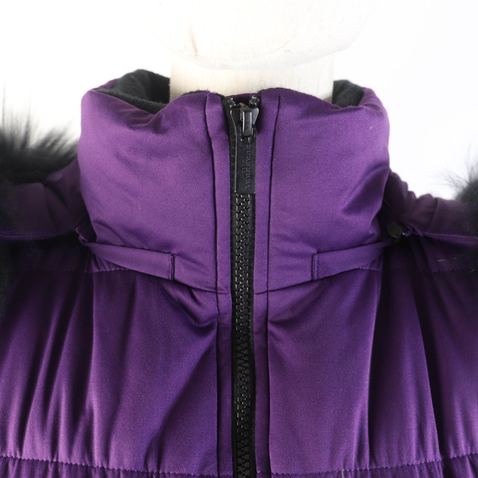 美品☆BURBERRY GOLF バーバリーゴルフ E6F64-240-37 ラクーンファー