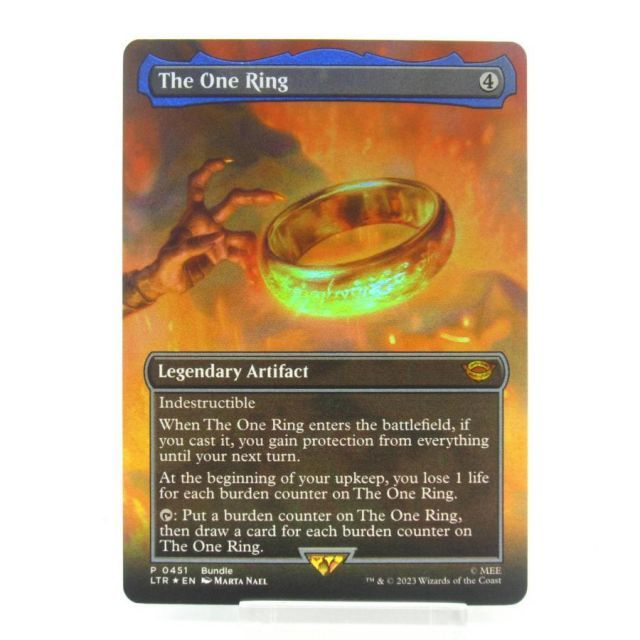 MTG The One Ring / 一つの指輪 Foil (451) ボーダーレス 英語 #UX2596