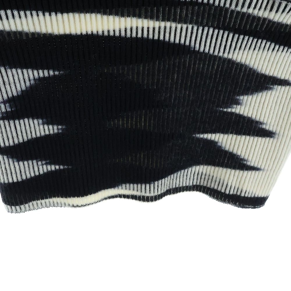 MISSONI (ミッソーニ) ボーダー タートルネック 七分丈ニットセーター