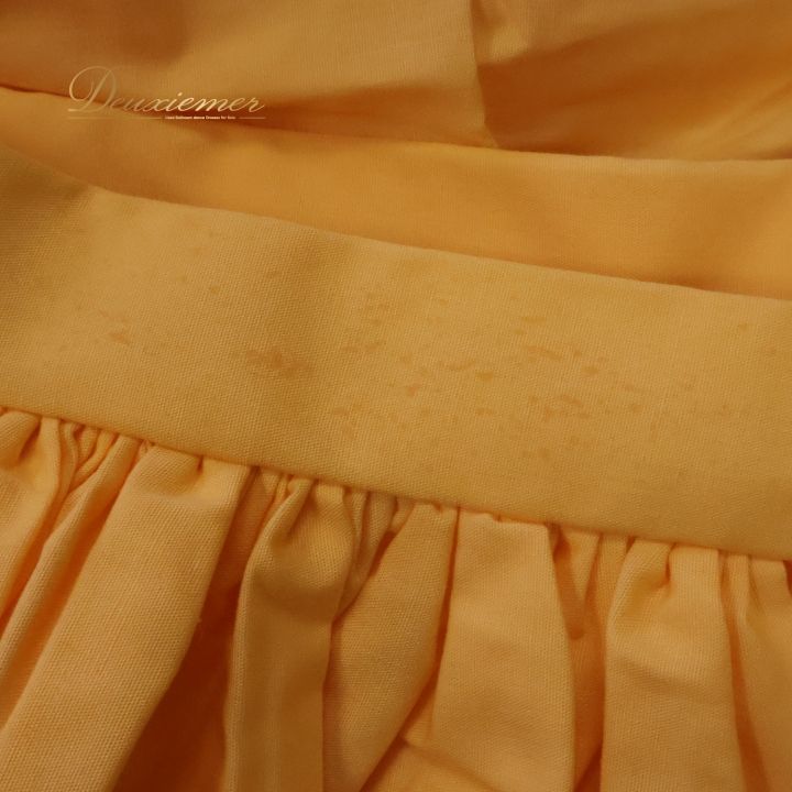 フラダンス 衣装 ツーピース セットアップ 上下セット イエロー系