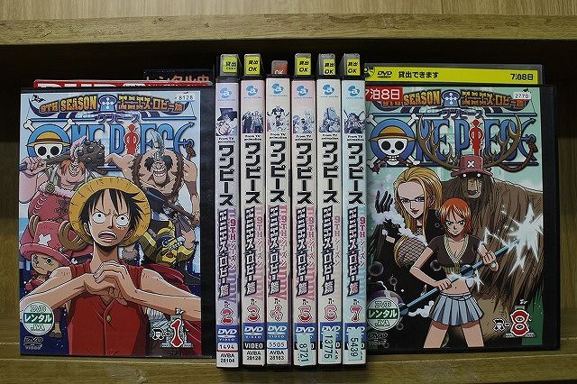 DVD ONE PIECE ワンピース 9th エニエス・ロビー篇 1?8巻セット(未完
