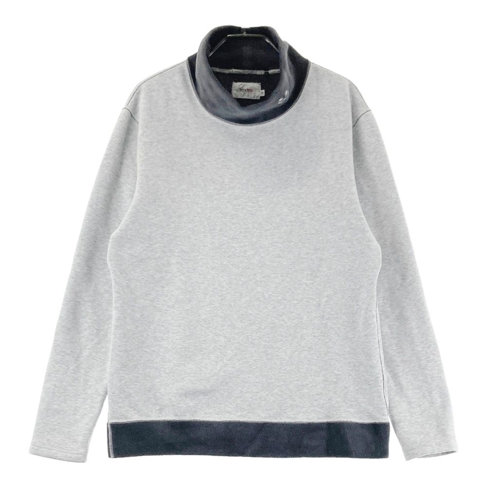 サイズ：3 TOVHO トヴホ 裏起毛 スウェットトレーナー グレー系