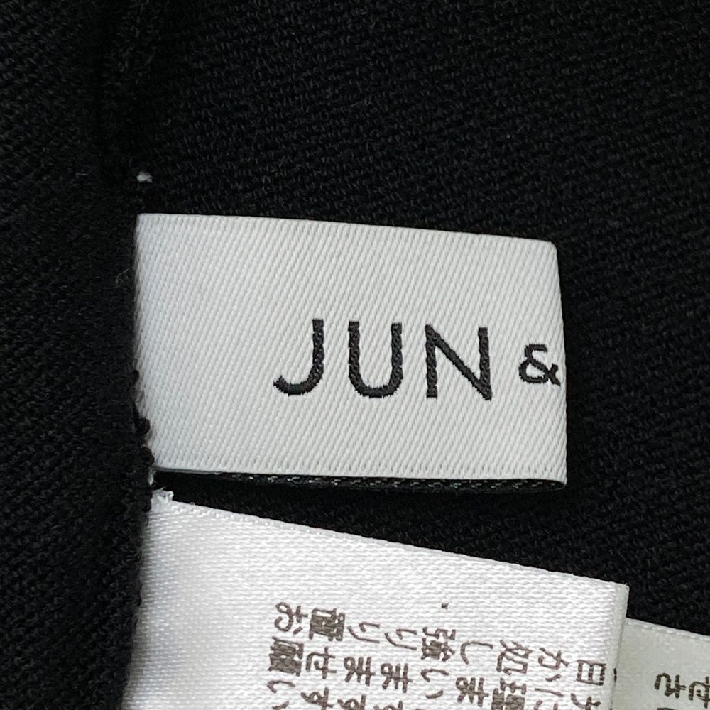 サイズ：M JUN&ROPE ジュン アンド ロペ ニット セーター ブラック系