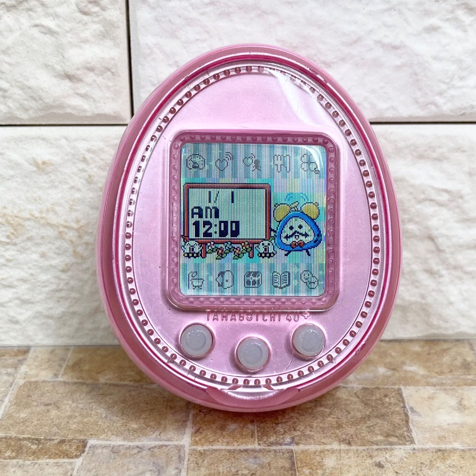 Tamagotchi 4U+ ベビーピンク たまごっち BANDAI バンダイ 本体 2015