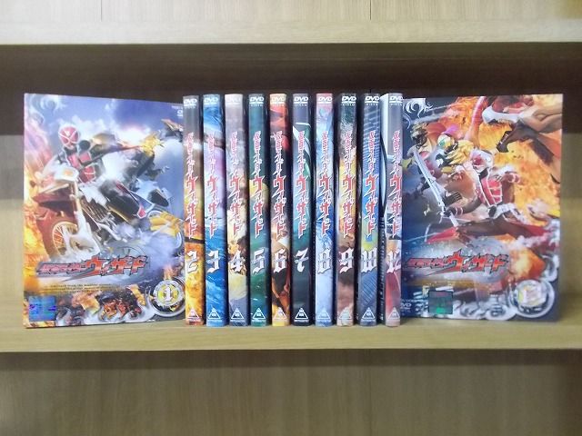 DVD 仮面ライダーウィザード 1～13巻 11巻 12本セット ケース無し発送 レンタル落ち ZY 4737