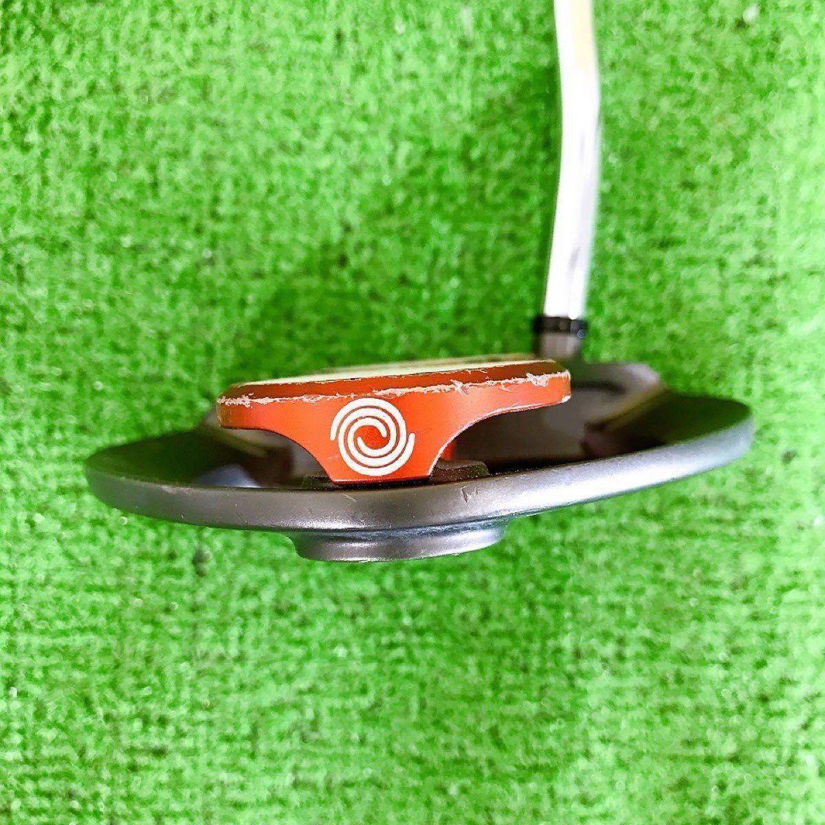 ツ93☆希少レフティ オデッセイ EXO 2-BALL パター 左利き エクソー 2