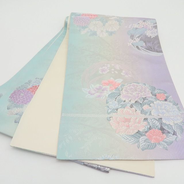 百華❀O-225◇新品 正絹 着物 牡丹 椿 菊 桜 紫陽花 袋帯 - メルカリ 百華❀O-225◇新品 正絹 着物 牡丹 椿 菊 桜 紫陽花 袋帯 - メルカリ
