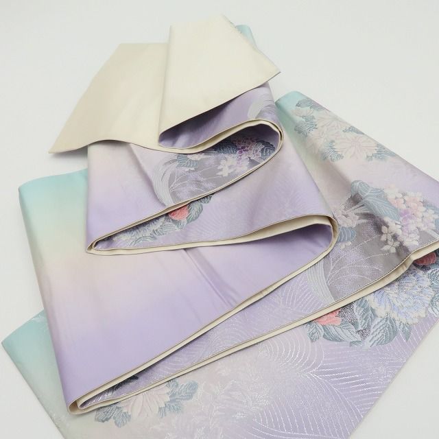 百華❀O-225◇新品 正絹 着物 牡丹 椿 菊 桜 紫陽花 袋帯 - メルカリ 百華❀O-225◇新品 正絹 着物 牡丹 椿 菊 桜 紫陽花 袋帯 - メルカリ