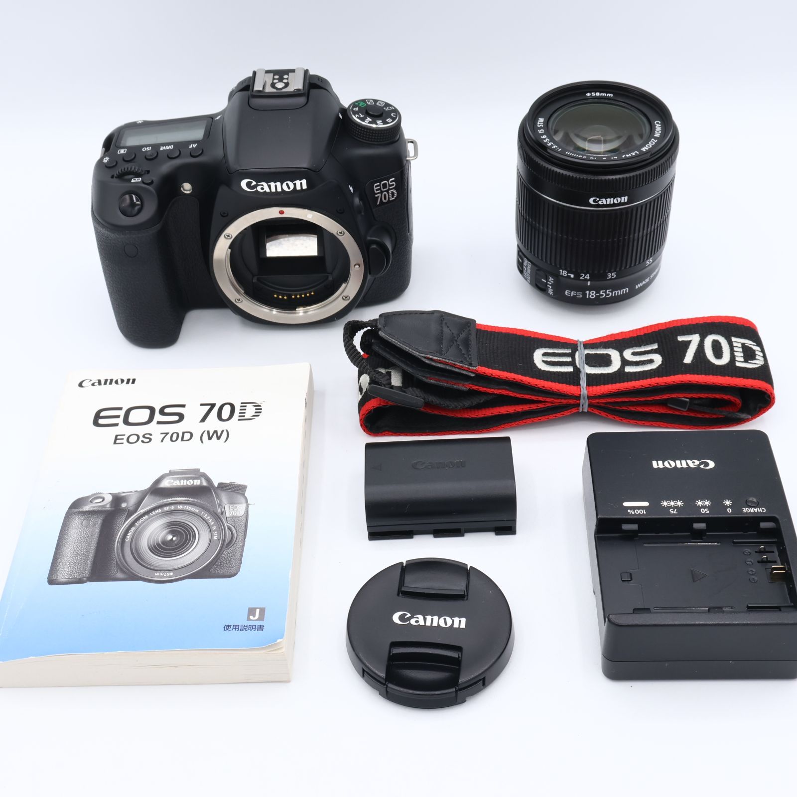 シャッター回数：6302回】Canon キヤノン 一眼レフカメラ EOS70D