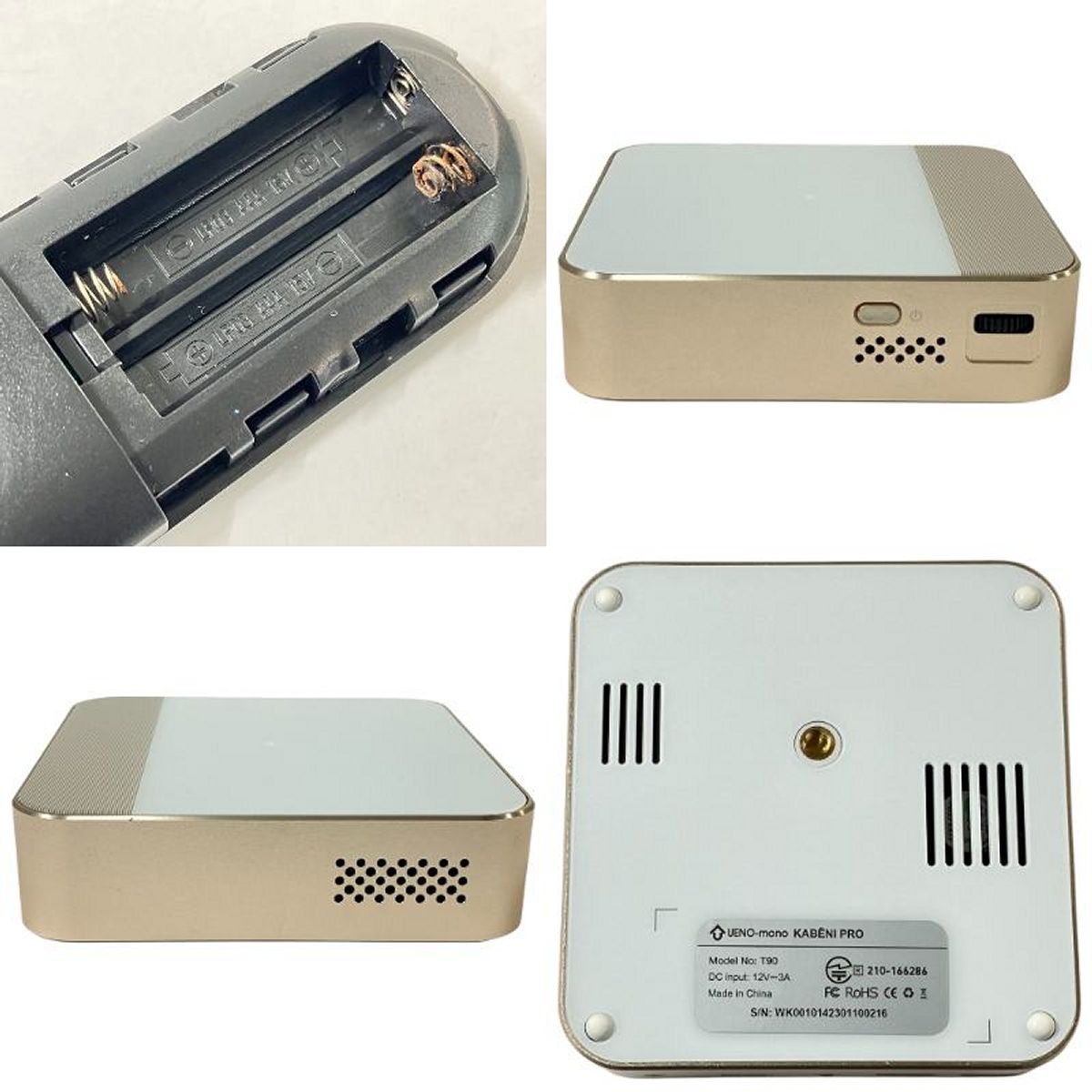 UENO-mono KABENI PRO T90 モバイル プロジェクター 家電 中古