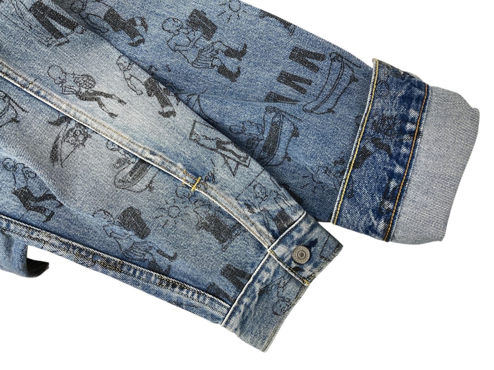 Levi's (リーバイス) 501DAY コレクション トラッカージャケット 総柄