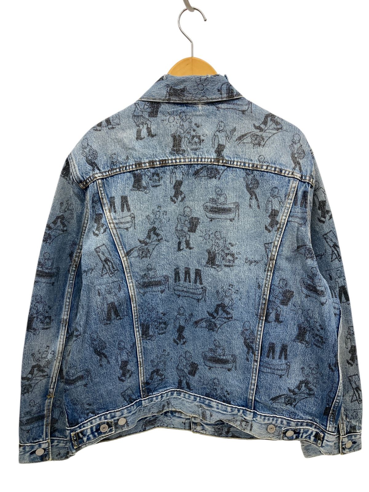 Levi's (リーバイス) 501DAY コレクション トラッカージャケット 総柄