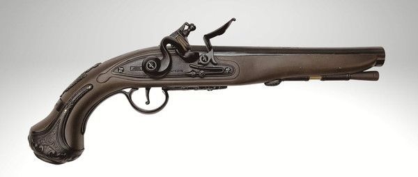 新品 KTW フリントロックピストル エアーコッキングハンドガン 18歳