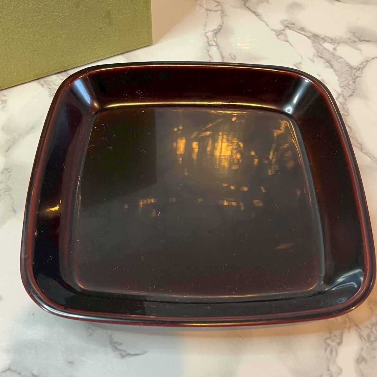 美品】輪島塗 漆器 角皿 5枚セット 木製 漆塗り 共箱 高さ3cm - メルカリ