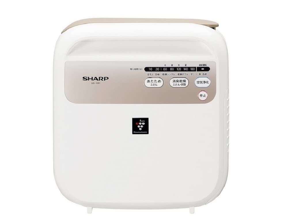 シャープ ふとん乾燥機 衣類乾燥機 プラズマクラスター 7000 スタンダード 消臭 空気浄化 UD-DF 1-W