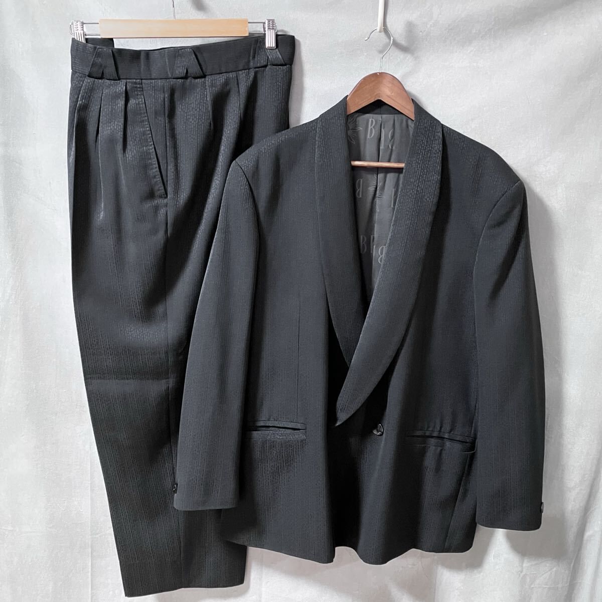 BBCO ビビコ ポリエステル リザード 型押し ショールカラー タキシード