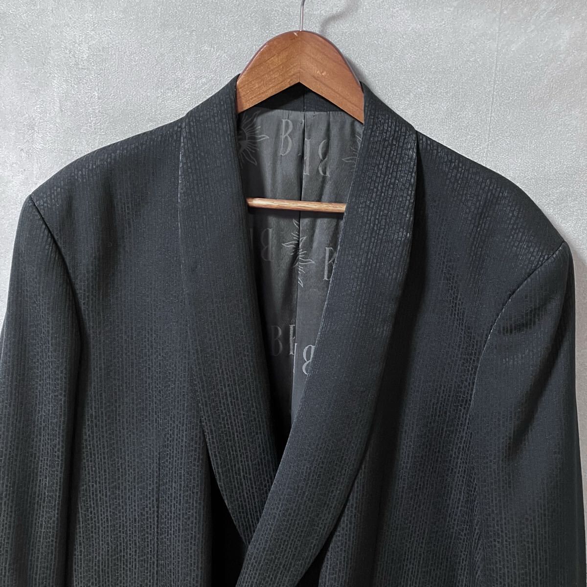 BBCO ビビコ ポリエステル リザード 型押し ショールカラー タキシード