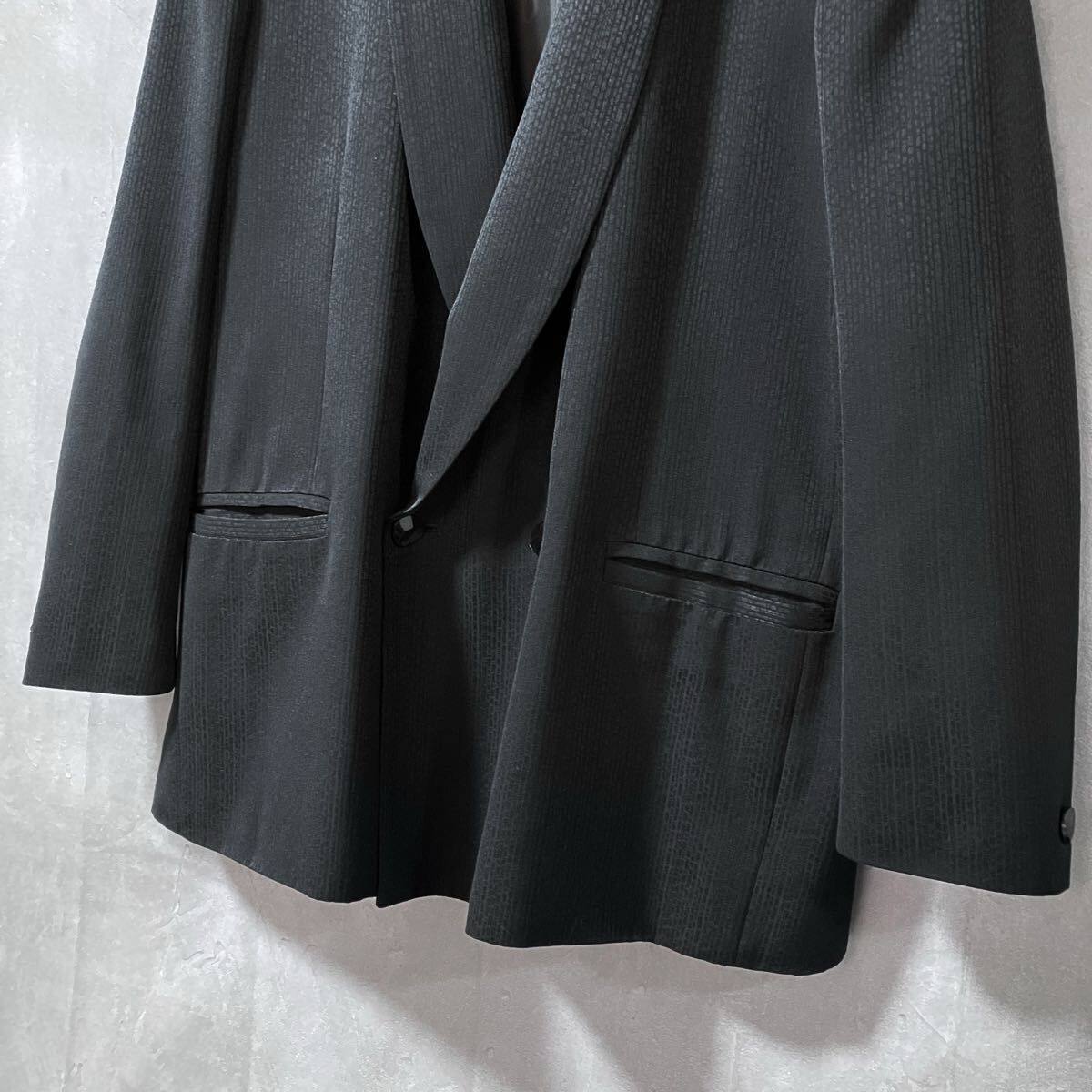 BBCO ビビコ ポリエステル リザード 型押し ショールカラー タキシード