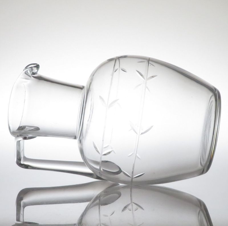  オールド バカラ ピッチャー ● ロンシャン ジャグ 水差し 17.5 cm アンティーク Longchamp 水差し ピッチャー デキャンタ キッチン 食器