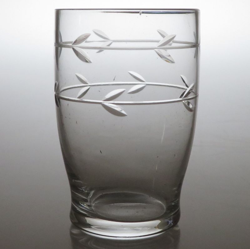 オールド バカラ グラス ● ロンシャン ミニタンブラー 7 cm アンティーク Longchamp