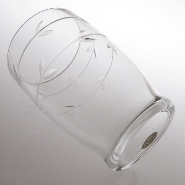 オールド バカラ グラス ● ロンシャン ミニタンブラー 7 cm シール付 アンティーク Longchamp